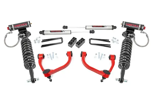 Crafted Rough Country 54557RED 3 Inch Lift Kit