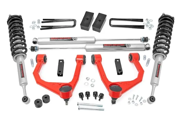 Rough Country 76831RED 3.5 Inch Lift Kit Viral