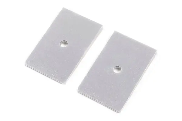 Hot Picks Zone Offroad Products ZONU3000 2in x 4 Degree Shims (pr)