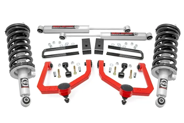 Latest Rough Country 83432RED 3 Inch Lift Kit