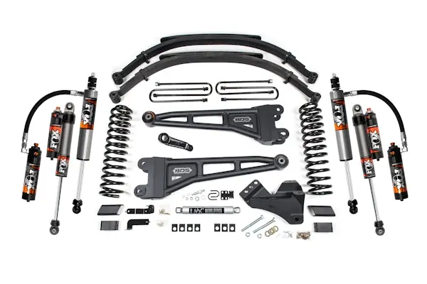 BDS Suspension BDS2210FPE 2023-2026 Ford F250/F350 4wd 5" Radius Arm Suspension Lift Kit, 3" Rear, Leaf Sp Super Sale