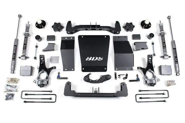 Special Discount BDS Suspension BDS711H 14-18 GM 1500 4wd 6"w/Block Alum/Stamped