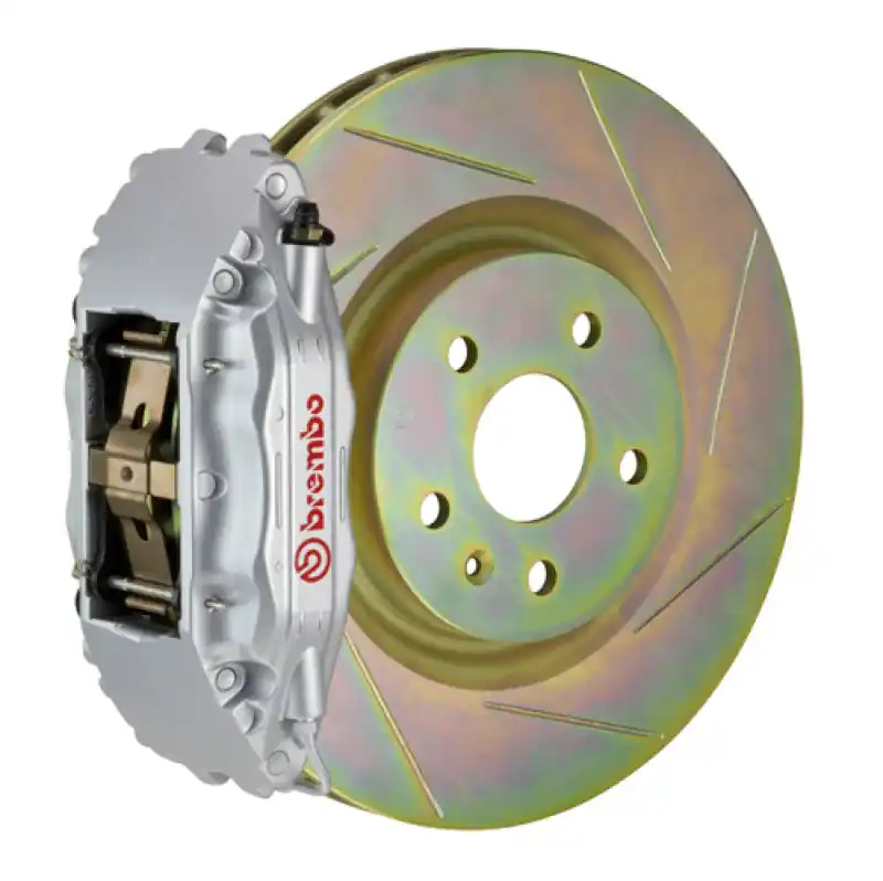 Deal Brembo 12-16 FR-S Front GT BBK 4 Piston Cast 2pc 326 x30 1pc Rotor Slotted Type1-Silver