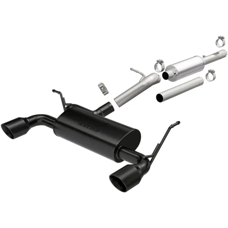 Factory Price MagnaFlow Cat-Back 12-16 Jeep Wrangler GT 3.6L V6 Black Tips