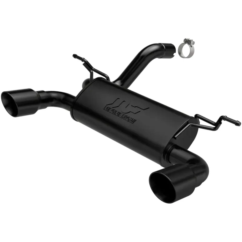 MagnaFlow 2018+ Jeep Wrangler 3.6L Dual Black Tip Axle-Back Exhaust While Supplies Last