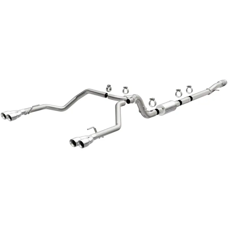 MagnaFlow 2019 Chevrolet Silverado 1500 Quad Exit Polished Stainless Cat-Back Exhaust Professional Grade
