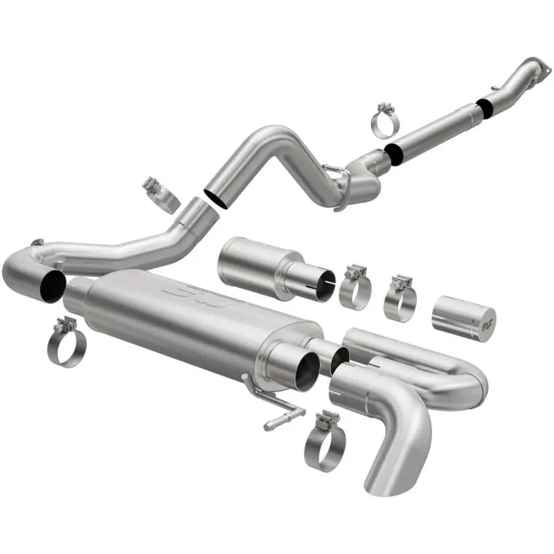 MagnaFlow 2021 Ford Bronco Overland Series Cat-Back Exhaust w/ Single Straight Driver Exit- No Tip Don’t Miss Out