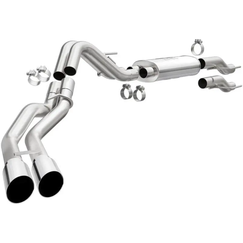 Magnaflow 15-21 Ford F-150 Street Series Cat-Back Performance Exhaust System- SS Polished Rear Exit Weekend Sale