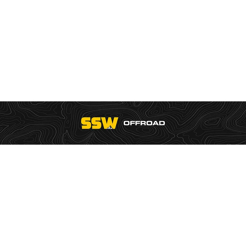 Warranty Included SSW Windshield Banner (Topography)