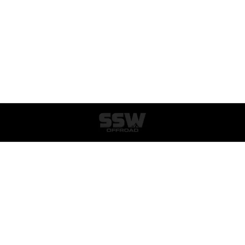 SSW Windshield Banner (Stealth Black) Mega Sale