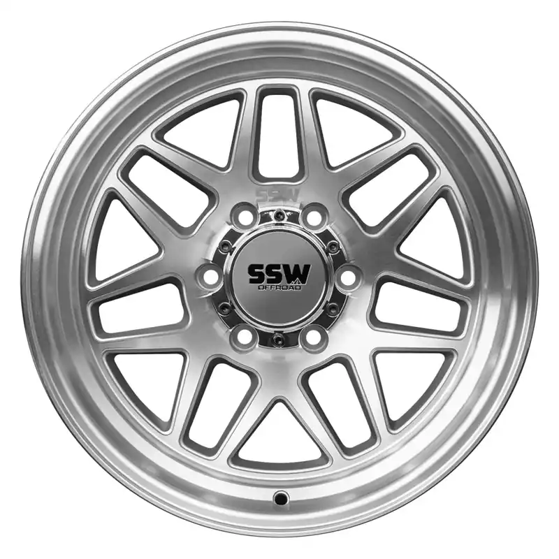 SIERRA / MACHINED SILVER / 17X9.0 -25 Instant Buy