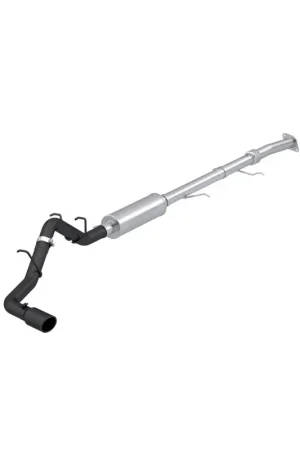 MBRP 2023+ Chevy Colorado/GMC Canyon Aluminized Steel 3in Cat-Back Single Side Exit - Black Clearance