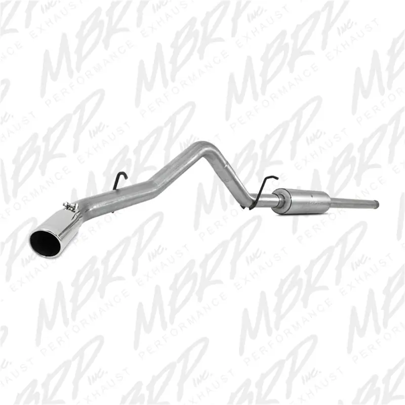 MBRP 14 Chevy/GMC 1500 Silverado/Sierra 4.3L V6/5.3L V8 Single Side Exit AL 3in Cat Back Exhaust Professional Grade