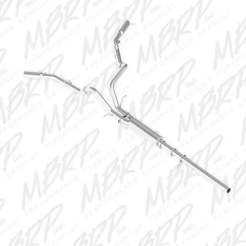 MBRP 14 Chevy/GMC 1500 Silverado/Sierra 4.3L V6/5.3L V8 Dual Split Side Alum 3in Cat Back Exhaust Cheap