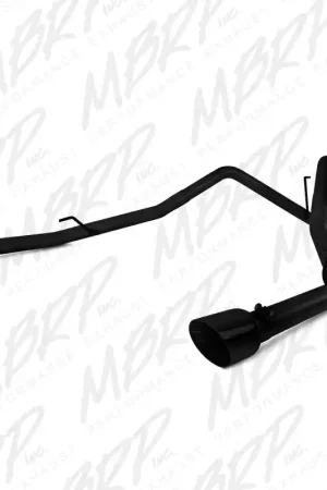 Top Pick MBRP 09-14 Dodge Ram 1500 5.7L Cat-Back Dual Split Rear (Through Stock Bumper) AL - Black