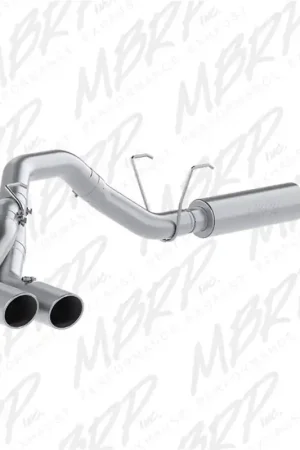 Factory Price MBRP 14-16 Ram 2500/3500 6.4L 4in 409 SS Single Side Dual Outlet Cat Back Exhaust