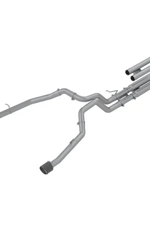 Exclusive MBRP 2021 Ram TRX 6.2 S/C 3in Catback Dual Rear Carbon Fiber Tips(Race)- T304