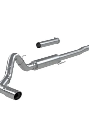 Certified MBRP 2021+ Ford F150 2.7L/3.5L/5.0L 4in Aluminized Steel Cat-Back - RACE VERSION