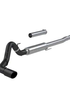 Bulk Order MBRP 2021+ Ford F150 2.7L/3.5L/5.0L 4in Black-Coated AL Steel Cat-Back - RACE VERSION