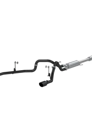 Special Discount MBRP 2021+ F-150 2.7L/ 3.5L Ecoboost, 5.0L 3in Cat Back 2.5in Dual Split Rear - Black Coated