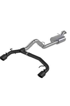 MBRP 21-22 Ford Bronco 2.3/2.7L EcoBoost 2/4-Dr 3in Catback Dual Split Rear Exit BLK AL Don’t Miss Out