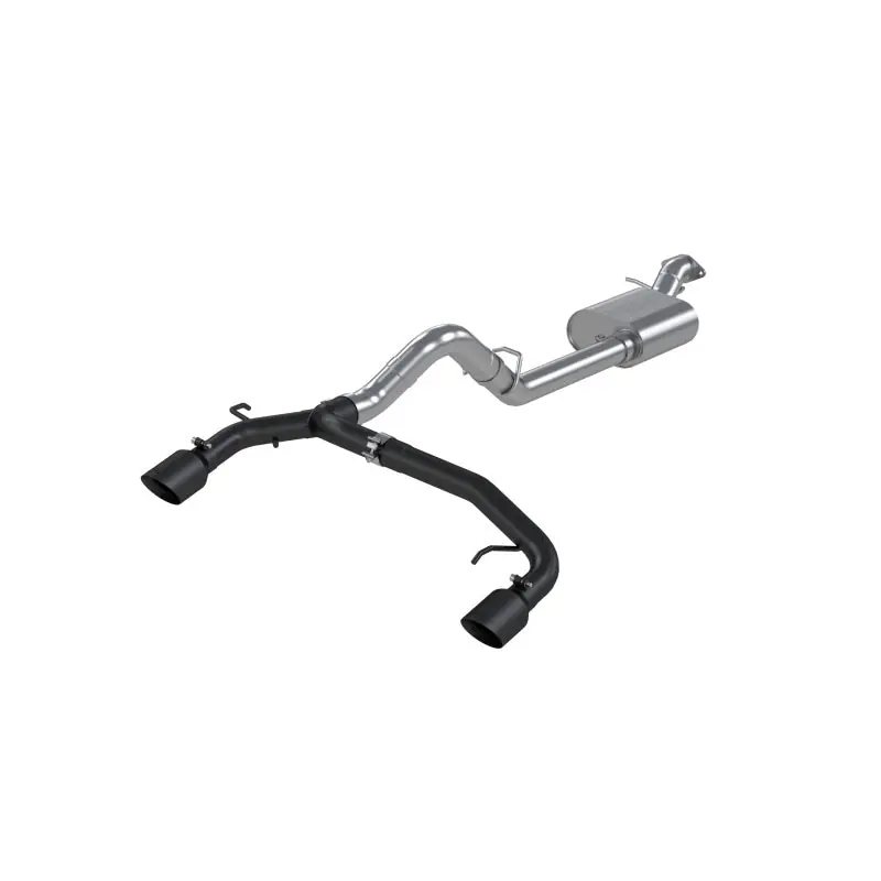 MBRP 21-22 Ford Bronco 2.3/2.7L EcoBoost 2/4-Dr 3in Catback Dual Split Rear Exit BLK AL Don’t Miss Out