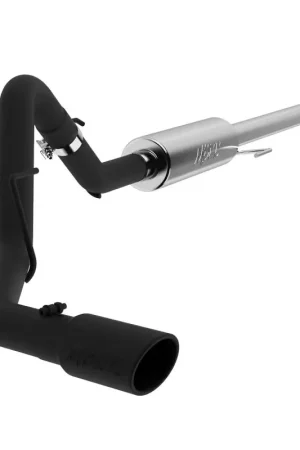 Special Offer MBRP 2015 Ford F-150 2.7L / 3.5L EcoBoost 3in Cat Back Single Side Black Exhaust System