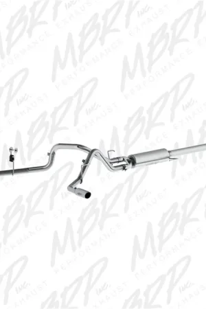 Top Pick MBRP 2015 Ford F-150 2.7L / 3.5L EcoBoost 2.5in Cat Back Dual Side Split Alum Exhaust System