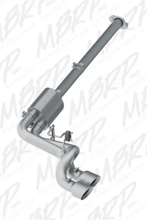 Exclusive MBRP 09-14 Ford F150 Pre-Axle 4.5in OD Tips Dual Outlet T409 3in Cat Back Exhaust