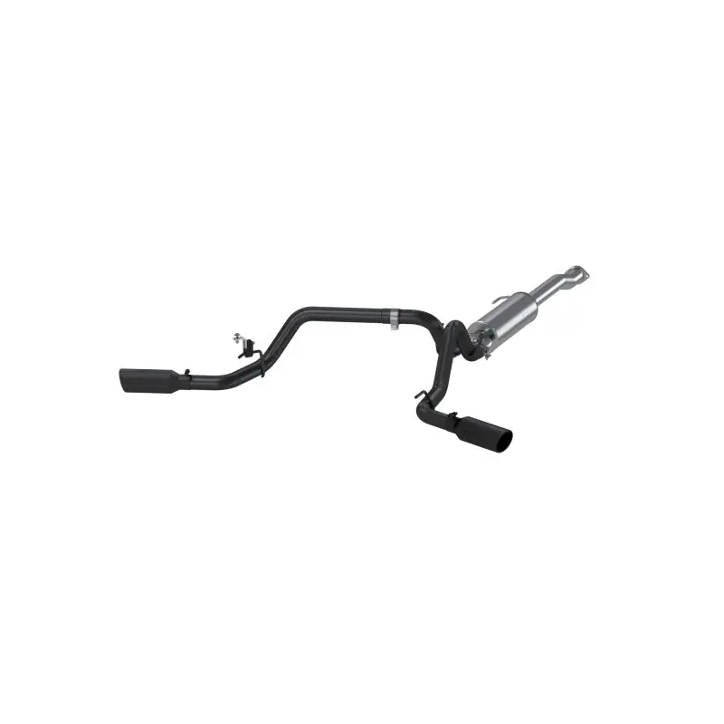 MBRP 2016 Toyota Tacoma 3.5L 3in Cat Back Dual Split Side Black Budget