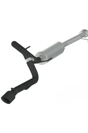 Bargain MBRP 10-18 Toyota 4 Runner BLK 4in O.D Tip Single Rear Exit 2.5in Cat Back Exhaust