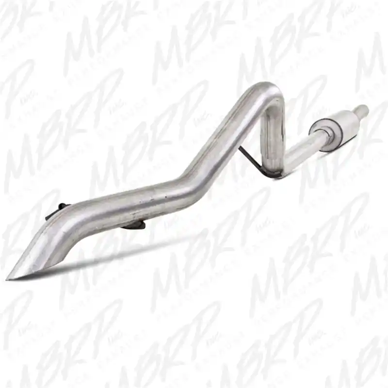 MBRP 2007-2009 Jeep Wrangler (JK) 3.8L V6 4 dr Off-Road Tail Pipe Muffler before Axle Special Offer