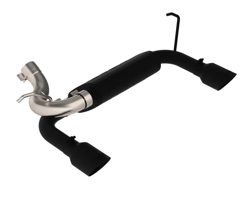 Markdown MBRP 07-14 Jeep Wrangler/Rubicon 3.6L/3.8L V6 Axle-Back Dual Rear Exit Black Performance Exhuast Sys
