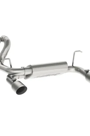 Get Yours MBRP 2018+ Jeep Wrangler (JL) 3.6L V6 Dual Rear Exit Axle Back T409 Exhaust System