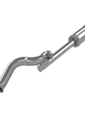 Super Sale MBRP 18-20 Jeep Wrangler JL 2.5in Single Rear Exit Cat Back Exhaust - Aluminum