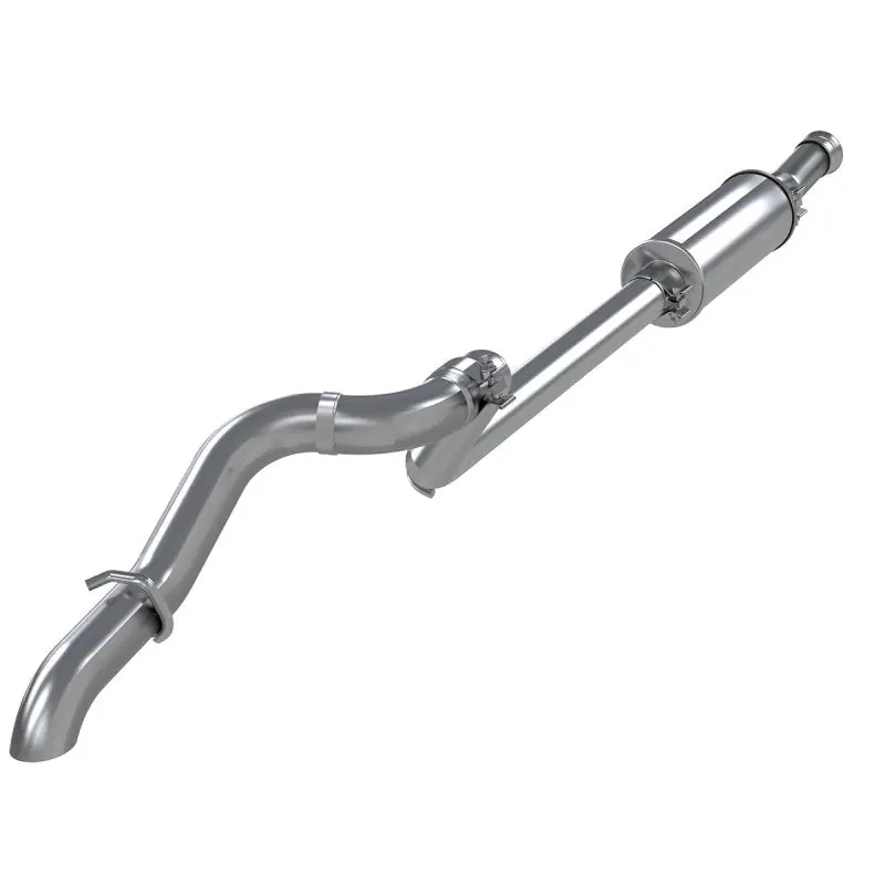 Super Sale MBRP 18-20 Jeep Wrangler JL 2.5in Single Rear Exit Cat Back Exhaust - Aluminum