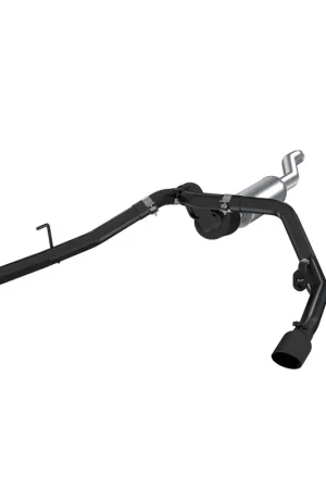 Fan Favorite MBRP 2020 Jeep Gladiator 3.6L 2.5in Dual Rear Exit Cat Back Exhaust Black Coated