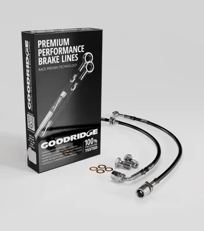 Price Cut Goodridge 90-91 Honda CRX Stainless Steel Front Brake Lines
