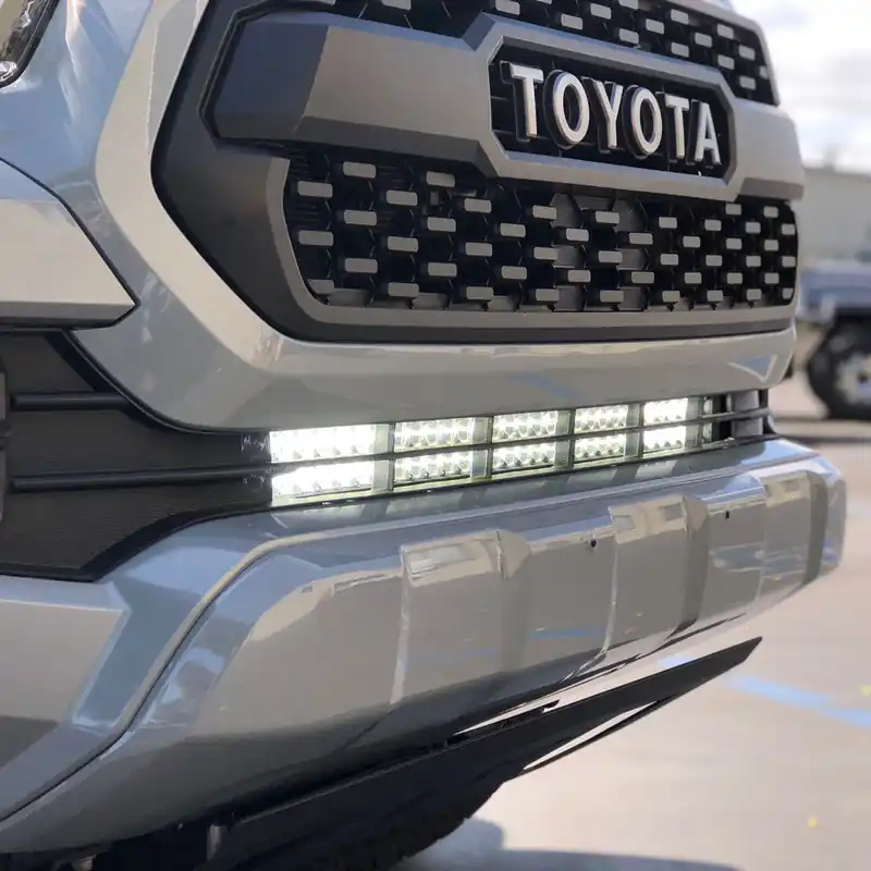 16+ Toyota Tacoma 32" LED Bar Lower Bumper Hidden Mounts Combo Kit Hassle-Free Returns