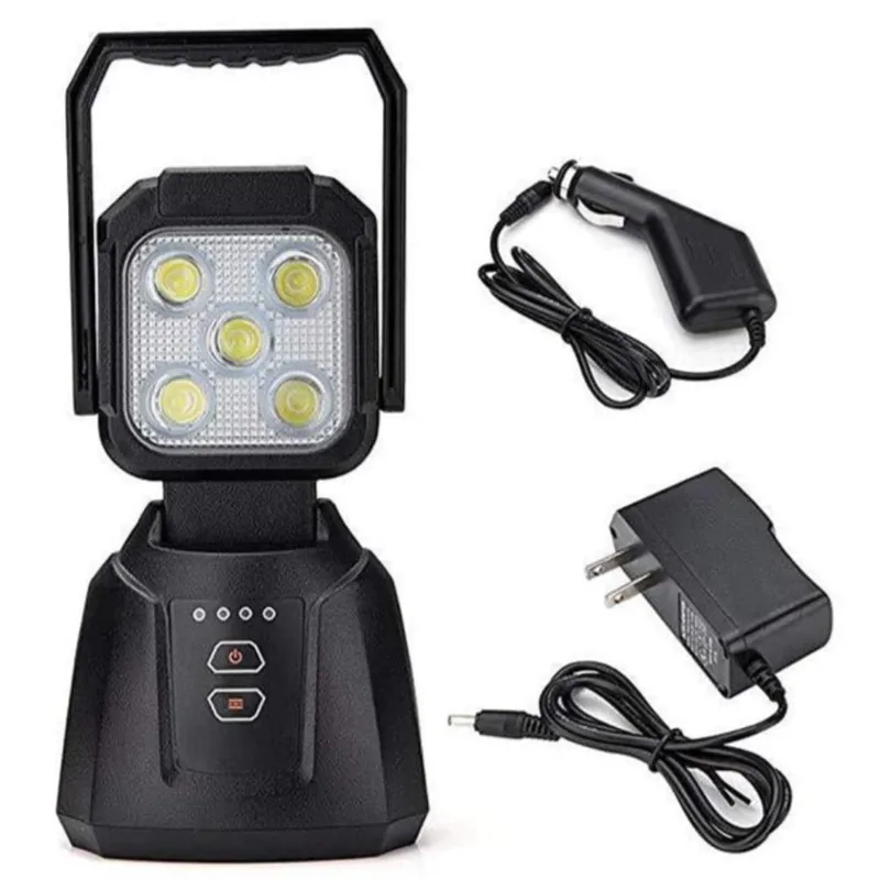 15W Magnetic Base Rechargeable Work/Camp Light Professional Grade