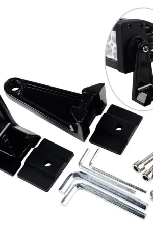 Worldwide Shipping LED Light Bar Side Mounting Brackets With Hardware and Rubber Pad