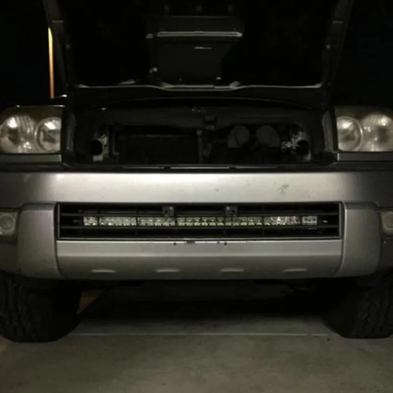 Free Delivery 03-09 Toyota 4Runner 32" Lower Bumper Hidden Led Light Bar Brackets Kit