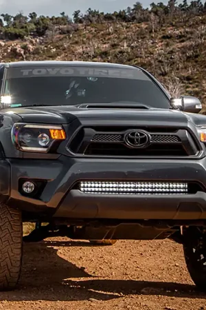 05-2015 TOYOTA TACOMA 32" LOWER BUMPER HIDDEN LED LIGHT BAR BRACKETS KIT Price Cut
