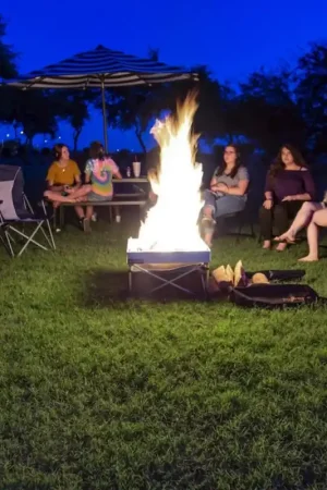 Outdoor Campfire Pop-Up Pit & Heat Shield Combo CB001 Time-Limited