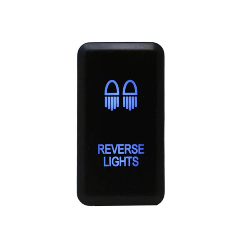 Free Returns Toyota Tall & Skinny OEM Style "Reverse" Switch Blue