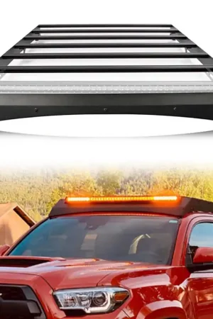 05-23 Toyota Tacoma Cali Raised LED Economy Roof Rack Secure Checkout