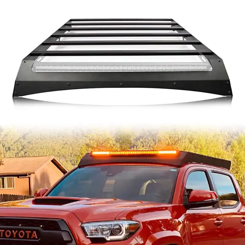05-23 Toyota Tacoma Cali Raised LED Economy Roof Rack Secure Checkout
