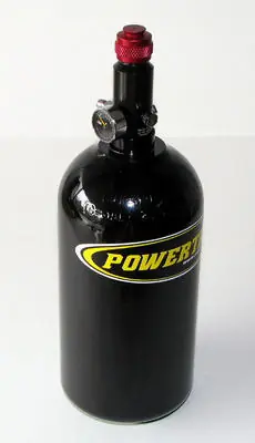 Brand New Nitrogen Bottle W/Regulated Valve Gloss Black Powdercoat Power Tank - CYL-0072-BK