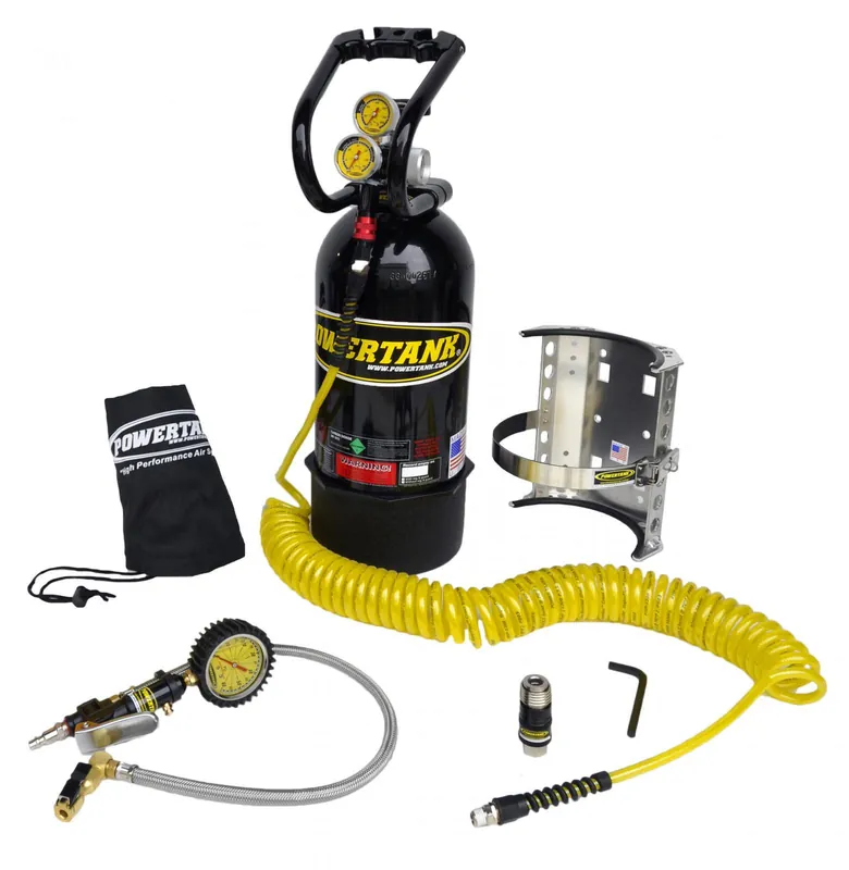 Trusted Brand 10 Lb CO2 Power Tank System Package B Gloss Black Power Tank - PT10-5250-BK