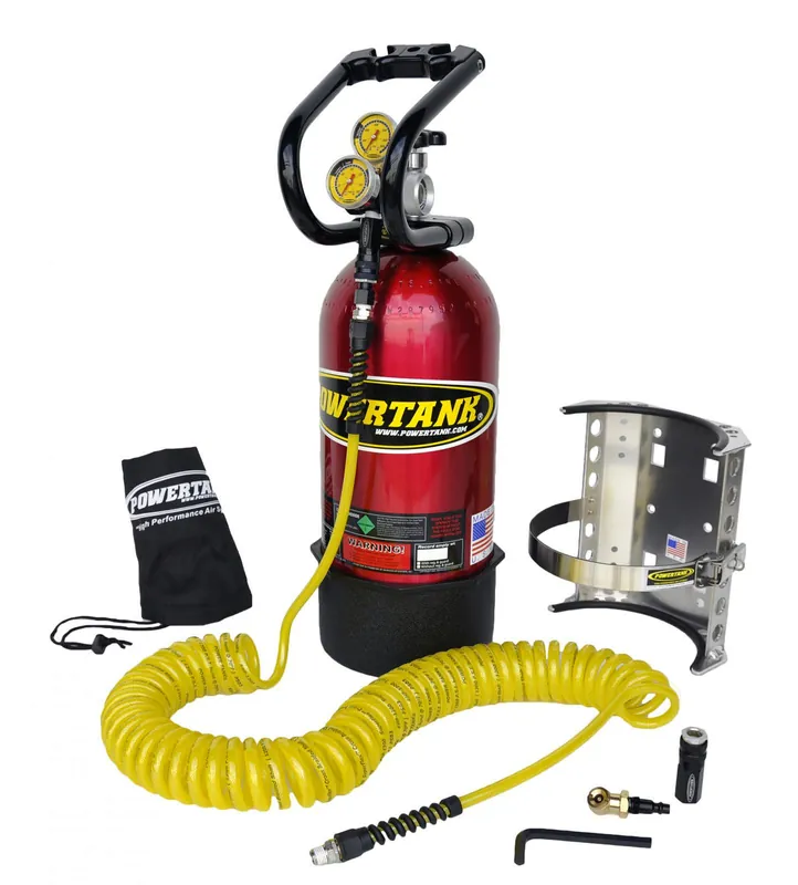 CO2 Tank 10 Lb Package A System 250 PSI Candy Red Power Tank - PT10-5240-CR Limited Time
